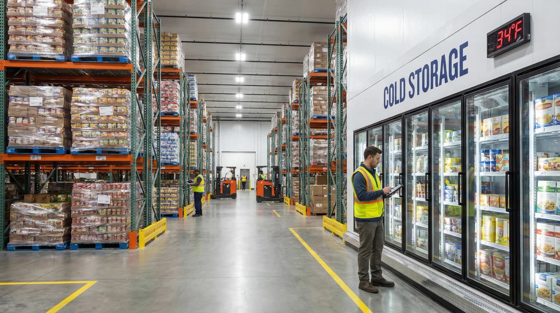 Food and beverage warehouse operations