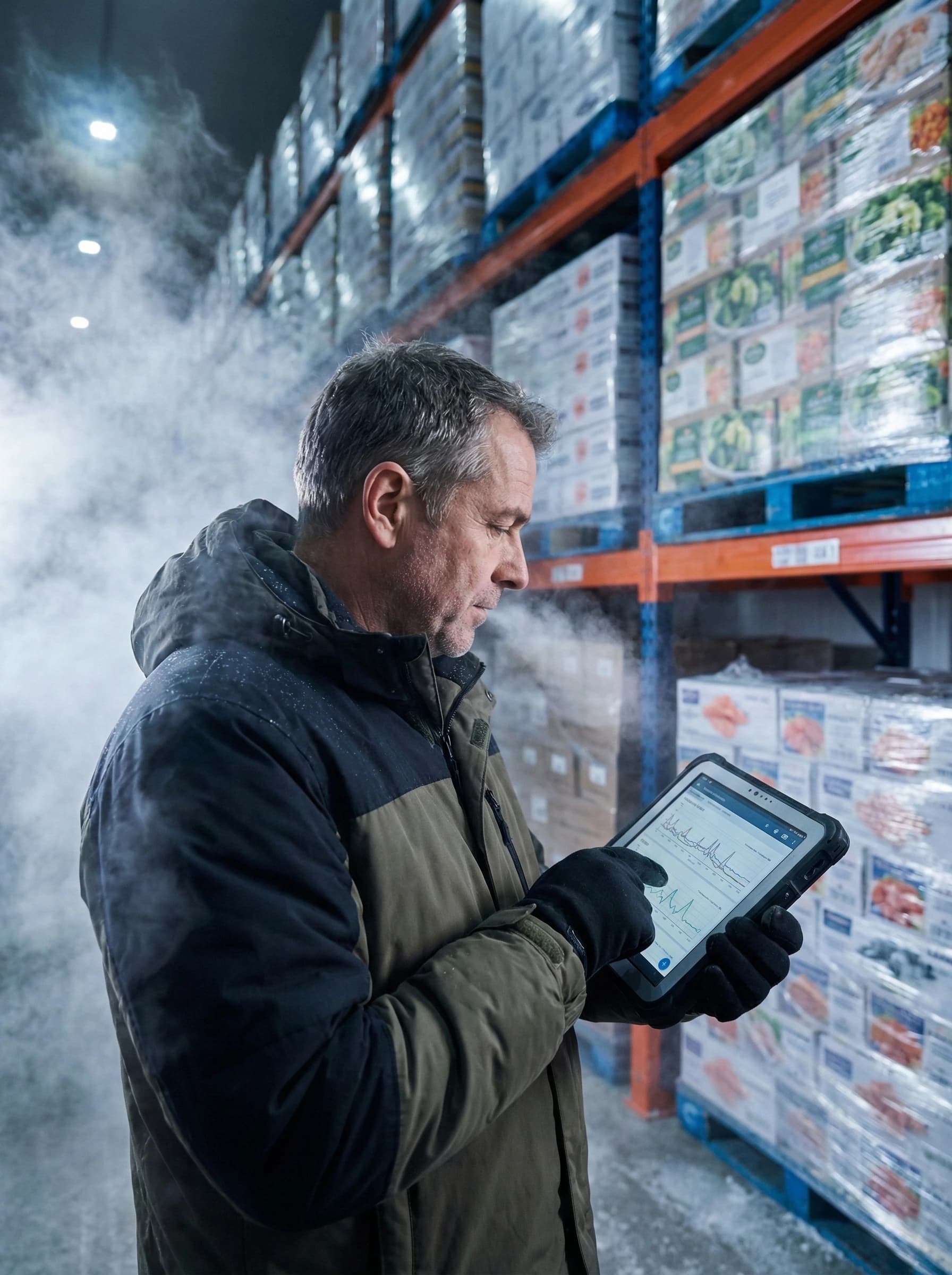 Cold storage operations and cold chain management