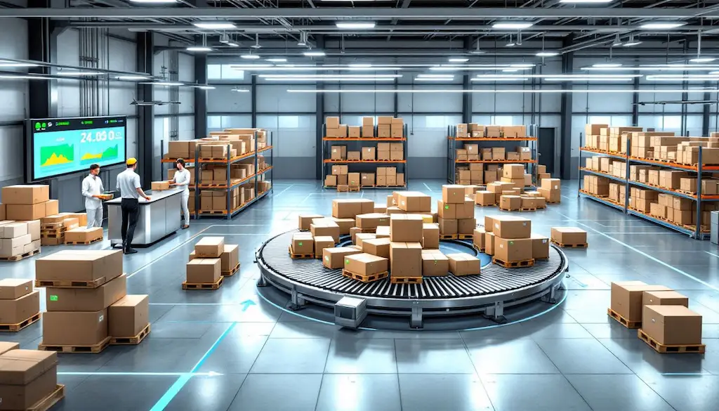 inside warehouse management facility