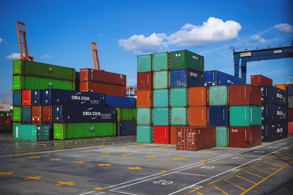 containers ready to be loaded