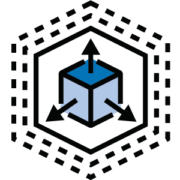 expanding box representing scalability