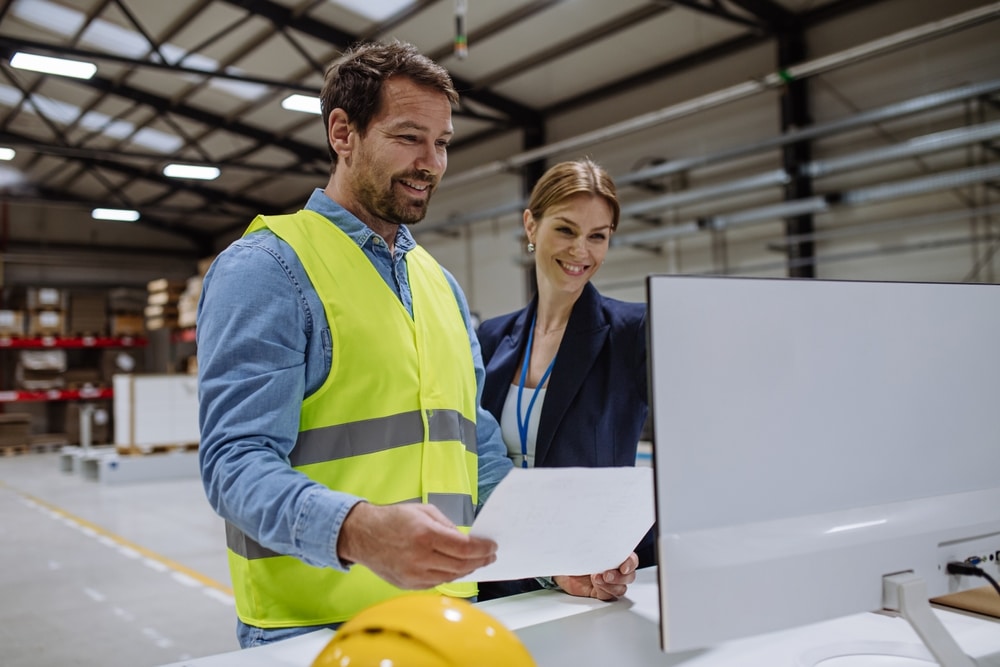 warehouse managers using inventory turnover software