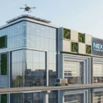 futuristic on demand warehousing exterior