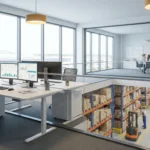 office with warehouse management best practices in place