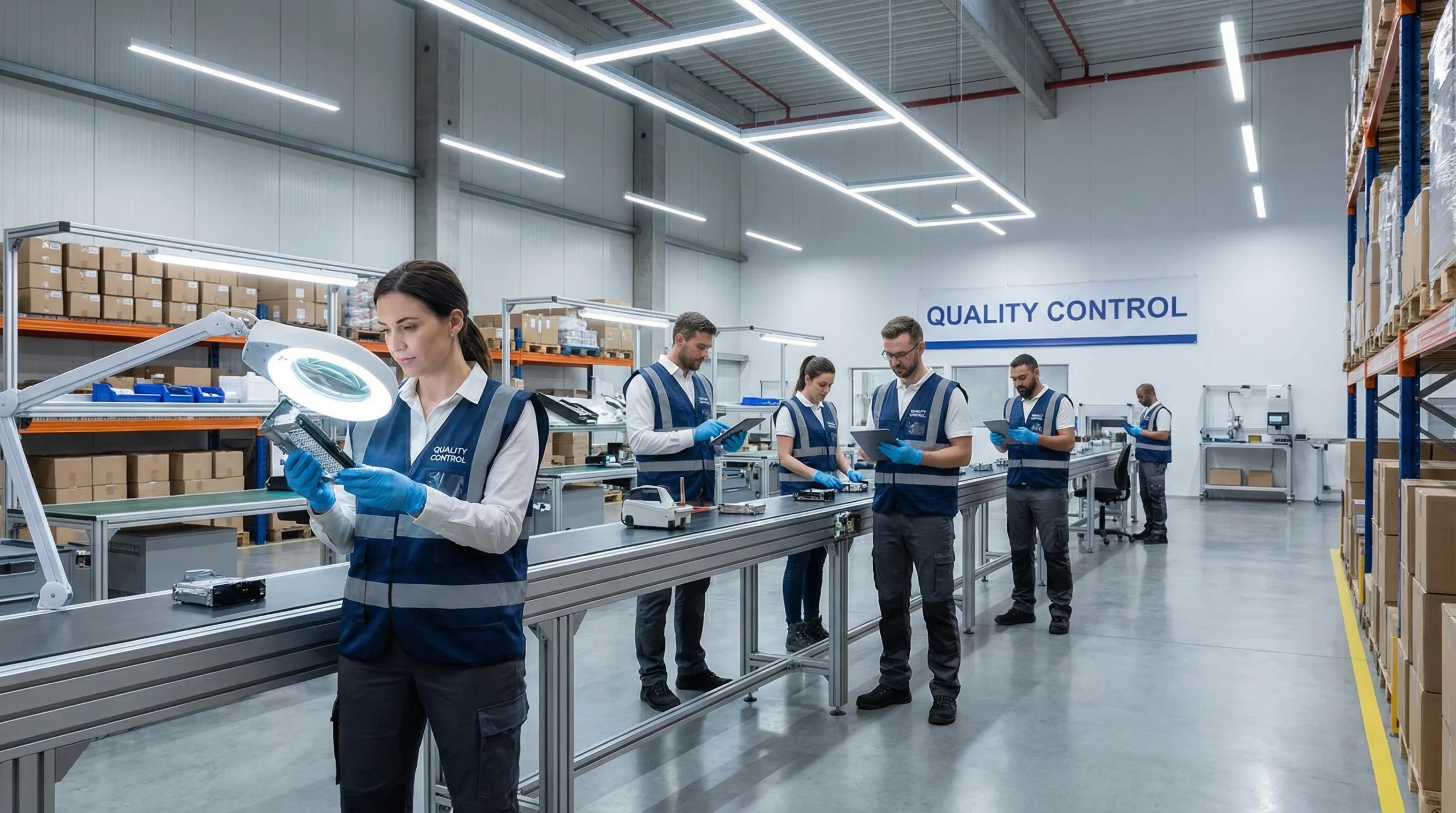 warehouse quality control operation