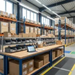 warehouse organization example with table