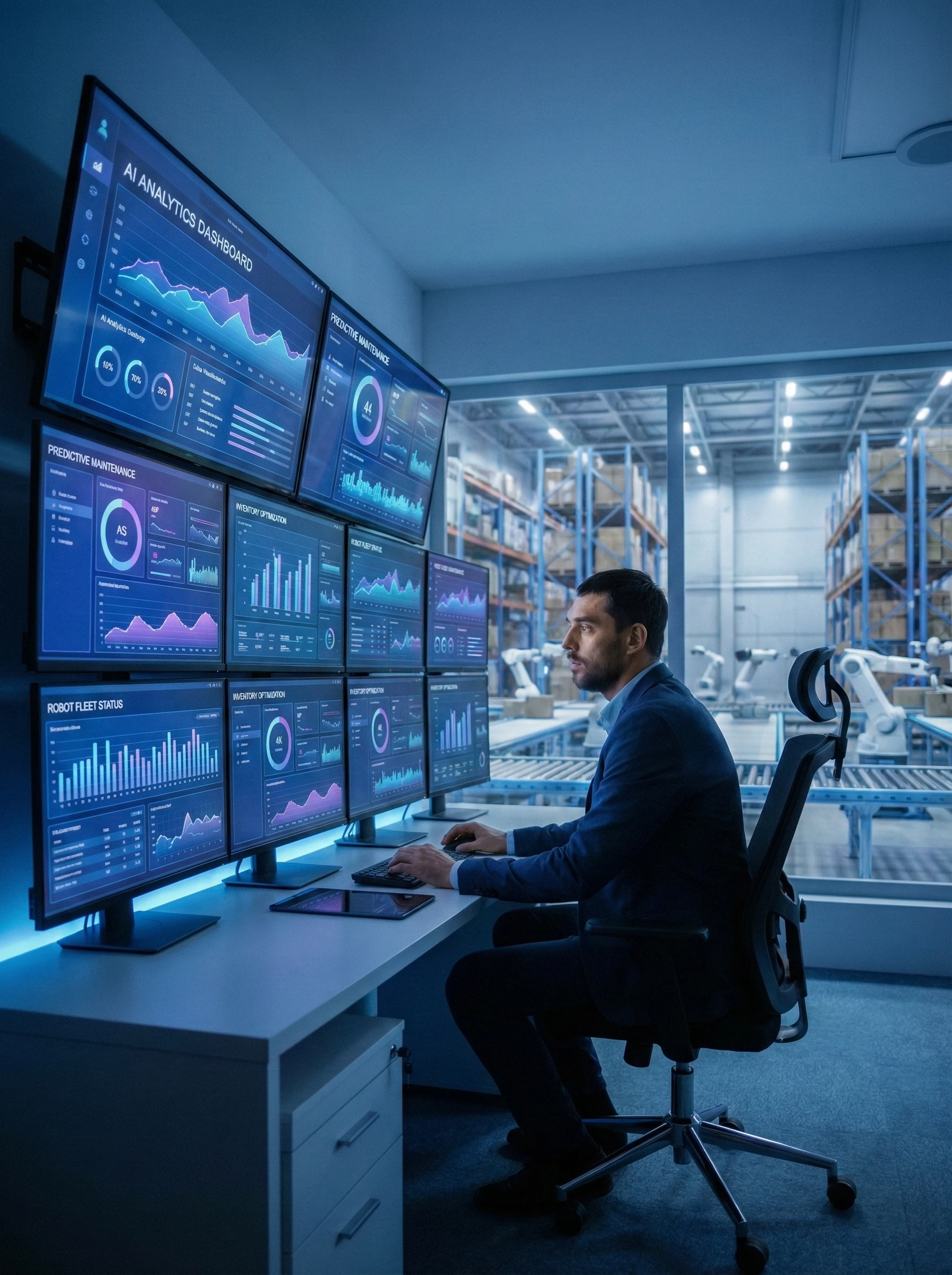 AI intelligence for warehouse management in action