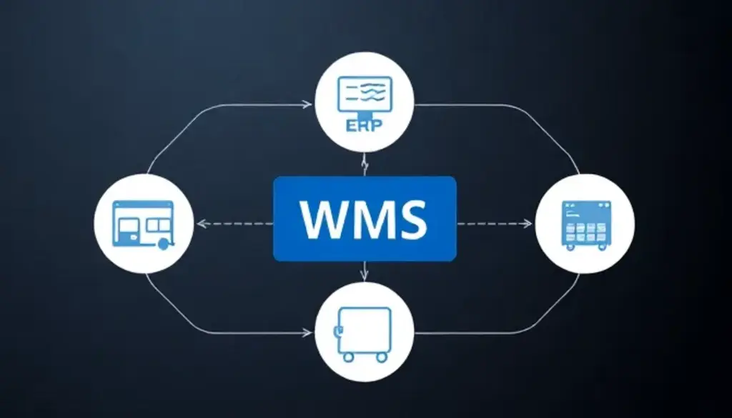 Standalone WMS solution integrating with various business system icons