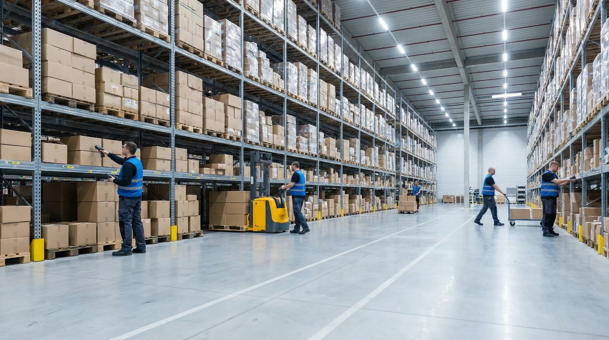 Warehouse interior showcasing inventory management benefits